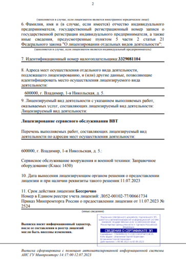 Лицензия ВВТ стр.2